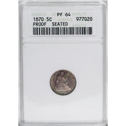 1870 H10C PR64 ANACS