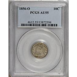 1856-O 10C AU55 PCGS