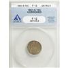 Image 1 : 1861-S 10C F12 ANACS