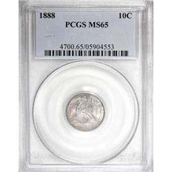 1888 10C MS65 PCGS