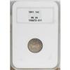 Image 3 : 1891 10C MS64 NGC