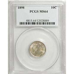 1898 10C MS64 PCGS