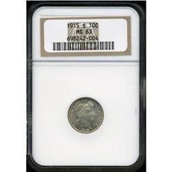 1915-S 10C MS63 NGC