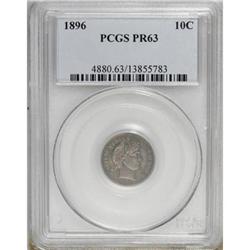 1896 10C PR63 PCGS
