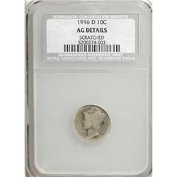 1916-D 10C AU52 CSN