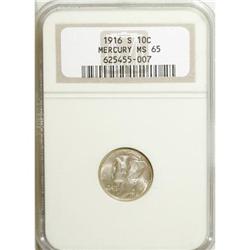 1916-S 10C MS65 NGC