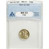 Image 1 : 1917-D 10C Full Bands MS63 ANACS