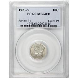 1923-S 10C Full Bands MS64 PCGS