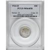 Image 1 : 1924-D 10C Full Bands MS64 PCGS
