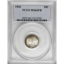 1926 10C Full Bands MS66 PCGS
