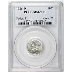1926-D 10C Full Bands MS63 PCGS