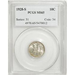 1928-S 10C MS65 PCGS