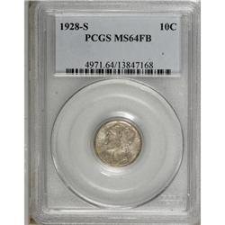 1928-S 10C Full Bands MS64 PCGS