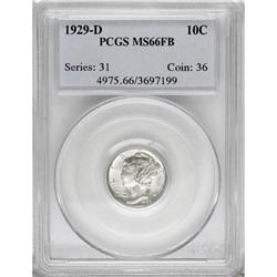 1929-D 10C Full Bands MS66 PCGS