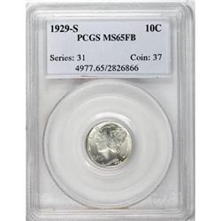 1929-S 10C Full Bands MS65 PCGS