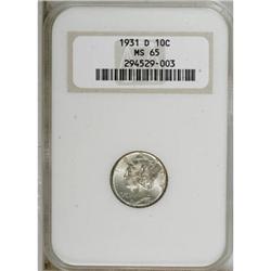 1931-D 10C MS65 NGC