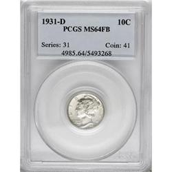 1931-D 10C Full Bands MS64 PCGS