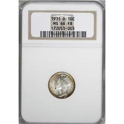 1931-D 10C Full Bands MS66 NGC