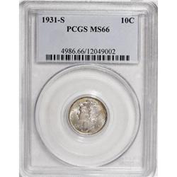 1931-S 10C MS66 PCGS