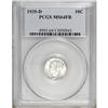 Image 3 : 1935-D 10C Full Bands MS64 PCGS