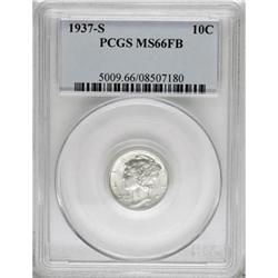 1937-S 10C Full Bands MS66 PCGS