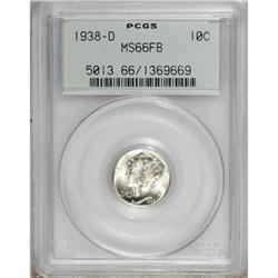 1938-D 10C Full Bands MS66 PCGS