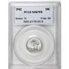 Image 3 : 1942 10C Full Bands MS67 PCGS
