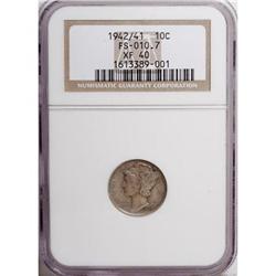 1942/1 10C XF40 NGC