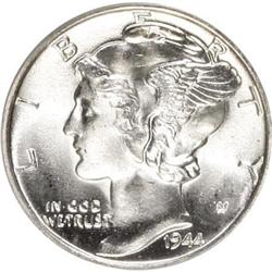 1944 10C Full Bands MS66 PCGS