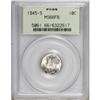 Image 1 : 1945-S 10C Full Bands MS66 PCGS