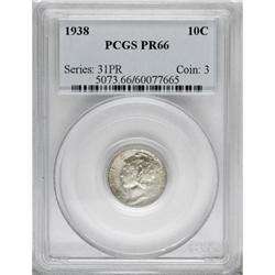 1938 10C PR66 PCGS