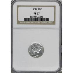 1938 10C PR67 NGC