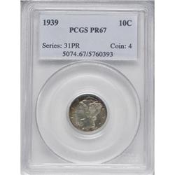 1939 10C PR67 PCGS