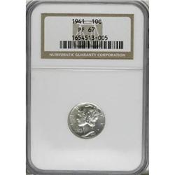 1941 10C PR67 NGC