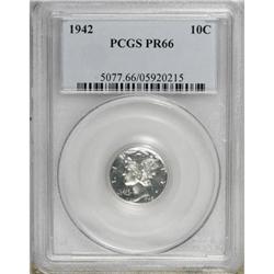 1942 10C PR66 PCGS