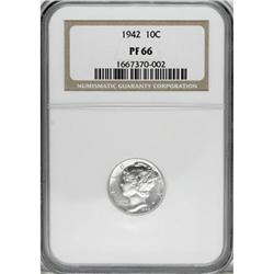 1942 10C PR66 NGC