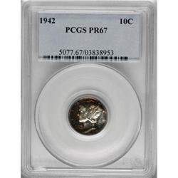 1942 10C PR67 PCGS