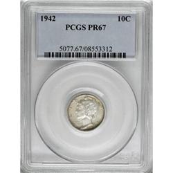 1942 10C PR67 PCGS