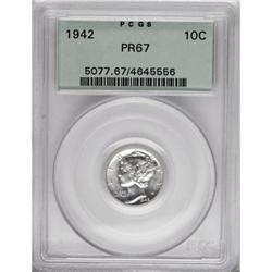 1942 10C PR67 PCGS
