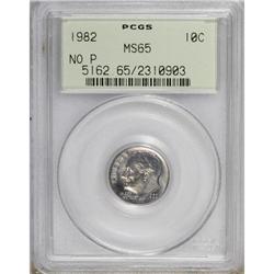 1982 10C No P MS65 PCGS