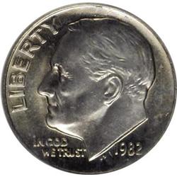 1982 10C No P MS67 PCGS