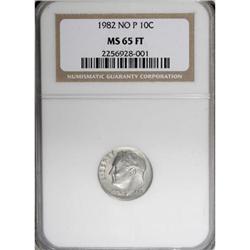 1982 10C NO P Full Bands MS65 NGC