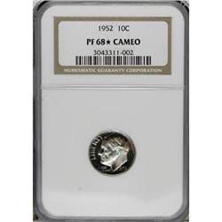 1952 10C Cameo PR68 NGC