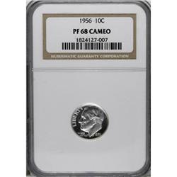 1956 10C Cameo PR68 NGC