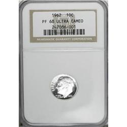 1962 10C Deep Cameo PR68 NGC