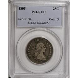 1805 25C F15 PCGS