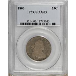 1806 25C AG3 PCGS