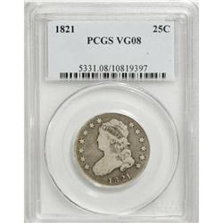 1821 25C VG8 PCGS