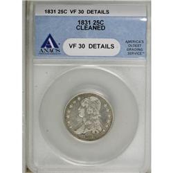 1831 25C Small Letters VF30 ANACS
