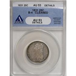 1831 25C Small Letters AU53 ANACS